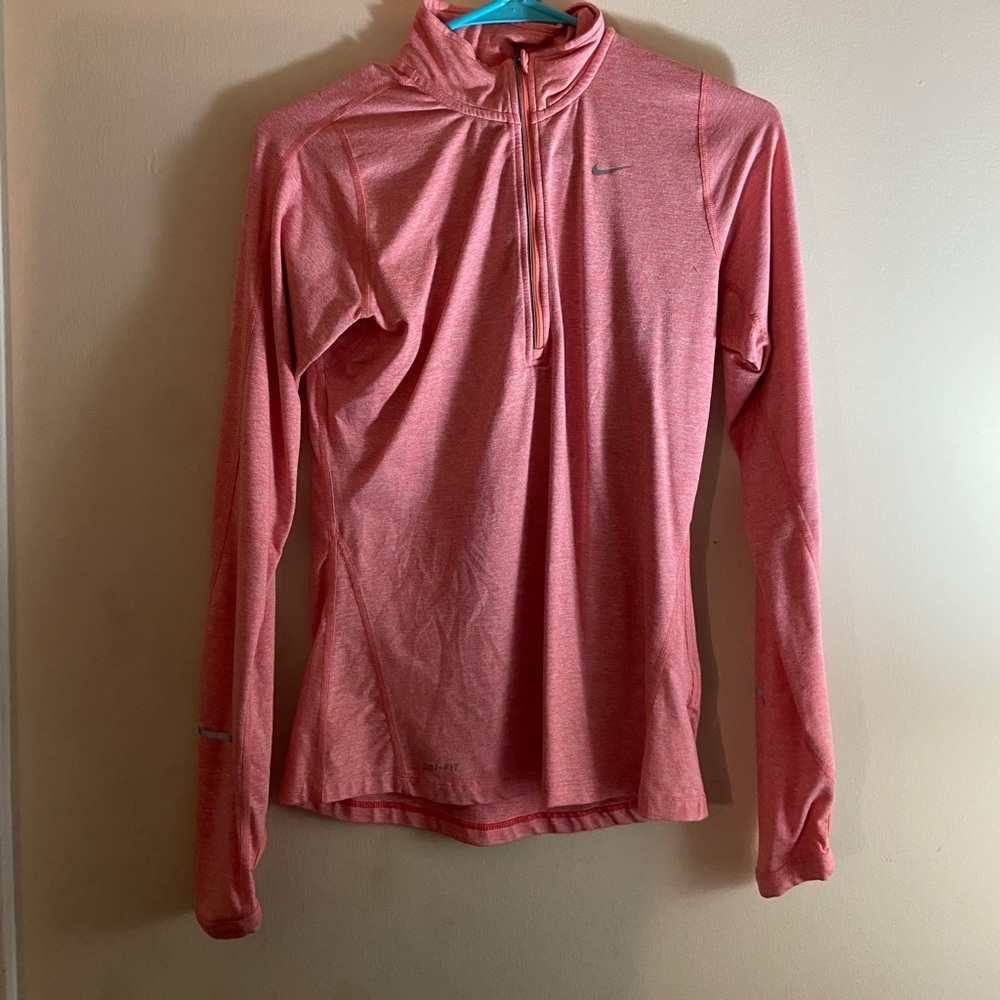 Pink Nike Quarter Zip Small